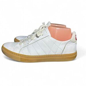 Claudie Pierlot Cloth Trainers Size 9 US 39 EU White Red